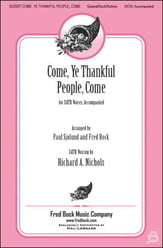 Come, Ye Thankful People, Come SATB choral sheet music cover